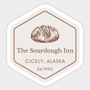 Northern Exposure The Sourdough Inn Cicely Alaska Moose Sticker